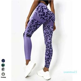 Lu Lu Align Pant Leopard Seamless Women Yoga Sport Athletic Fitness Gym Workout Pant Scrunch Leggings Active Running Wear Lemons