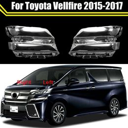 Car Headlight Cover Headlamp Shell Transparent Lampshade Auto Front Light Lamp Caps Lampcover for Toyota Vellfire 2015 2016 2017