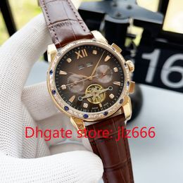 Men's watch mechanical watch luxury design PP fully automatic mechanical movement waterproof tourbillon sapphire mirror surface,ee