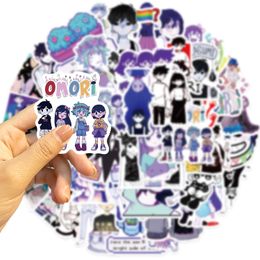 50Pcs Omori Stickers Skate Accessories Waterproof Vinyl Sticker For Skateboard Laptop Luggage Motorcycle Phone Water Bottle Car Decal