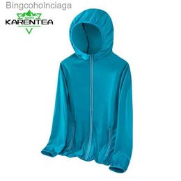 Others Apparel Men Running Jacket Hooded Reflective Sun Protection Unisex Breathable Waterproof Jogging Gym Sports Quick Dry Women Rain CoatL231215