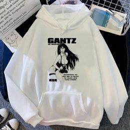 Women's Hoodies Gantz Women Sweat Y2k Aesthetic Kawaii Harajuku Hooded Shirt Sweatshirts Female Vintage Tracksuit