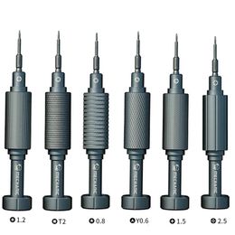 Screwdrivers 6in1 Mechanic IShell MAX High Hardness Precision Screwdriver Plum blossom cross for bottom Internal disassembly 231215