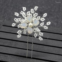 Hair Clips Bride Hairpins Wedding Luxury Decoration Headwear Jewellery Floral Elegant Sticks