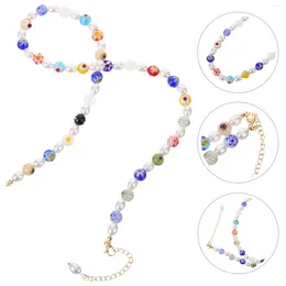 Pendant Necklaces Pearl Necklace Faux Pearls Women Beaded For Vintage Para Mujer Glass Beads Jewellery Chain