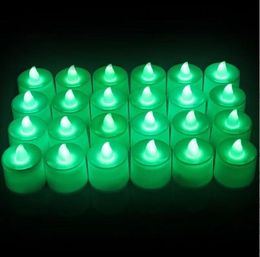 Small LED Tealights Bright Flickering Bulb Lights - Realistic Electric Fake Candles for Wedding Home Christmas Decor