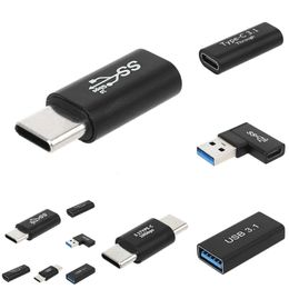 New Laptop Adapters Chargers Type C To USB 3.0 Adapter OTG USB C To Type C Male Female Converter Connector 35EA