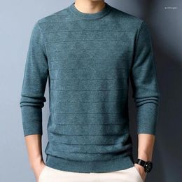 Men's Sweaters Men Tees Wool 2023 Autumn Winter Long Sleeve Man Pure Knitted Jumper