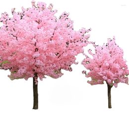 Decorative Flowers Simulated Cherry Blossom Trees Artificial Indoor And Outdoor Landing Wish Tree Decoration Shopping Malls Els