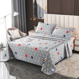 Bedspread Crystal velvet Quilted Grey Bedspread Bed Cover Bed Sheet size150x210cm/225x250cm quilt blanket Pillowcases 3pcs 231214