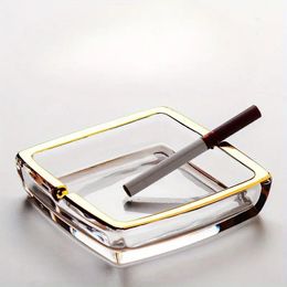 Glass Ashtray Bar KTV Hotel Room Restaurant Special Square Ashtray