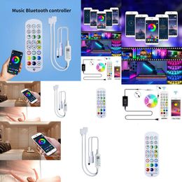 New Laptop Adapters Chargers Timing Music Bluetooth Controller 5-24v LED Controller Intelligent App Colourful Controller