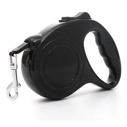 Dog Collars Retractable Leash Anti Slip Handle 1 Button Lock & Release Pet Walking Suitable For Small And Medium-Sized Dogs