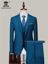 Men s Suits Blazers M 6XL Jacket Vest Pants Brand Solid Colour Formal Office Business Suit Groom Wedding Dress Party Male Casual 231215
