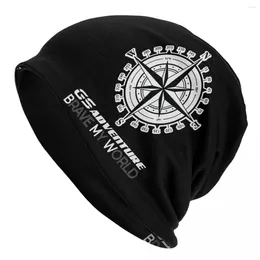 Berets GS Motorcycle Adventure Caps Brave My World Vintage Adult Outdoor Skullies Beanies Hats Spring Warm Dual-use Bonnet Knitted Hat