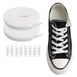 Shoe Parts Accessories ZHENTOR 2 Pairs Elastic No Tie Laces Stretch Tieless Shoelaces for Adults and Kids Sneakers Strings 231215