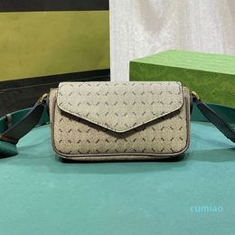 Mini Crossbody Messenger Bag Flip Handbags Shoulder Bags Shopping Designer Handbag Purse Pouch Women Fashion letters Adjustable Wide straps