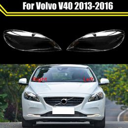 Car Headlight Glass Lens Lamp Transparent Shade Shell Auto Light Lampshade Lampcover Cove for Voo V40 2013-2016 Headlamp Caps