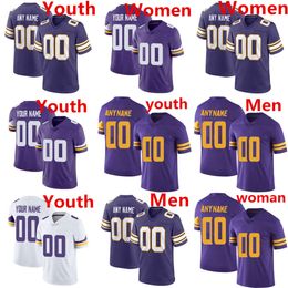 Minnesota''vikings''football Jersey Justin Jefferson Randy Moss Kirk Cousins Alexand Er Mattison Joshua Dobbs Addison T.J. Hockenson Danielle Hunter Red