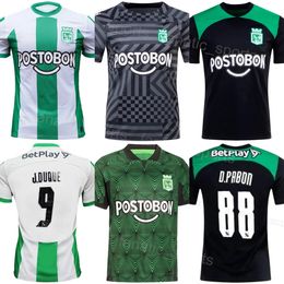 Atletico Nacional 23 24 Soccer 10 Jarlan Barrera Jerseys 88 Dorlan Pabon 21 Tomas Angel 20 Danovis Banguero 6 Andres Roman Football Shirt Kits Uniform Club Team