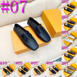 40MODEL 2024 Men Leather Shoes Slip-On Men Shoes Casual Designer Loafers Party Social Dress Shoes Footwear Formal Luxury Fashion Groom Wedding Shoes Size 38-47