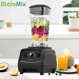 Fruit Vegetable Tools Biolomix 2200W 2L BPA FREE commercial grade home professional smoothies power blender food mixer juicer fruit processor 231216