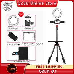 Holders LED Ring Light Photographic Lighting Ring Light LED Film Light Kit With Light Stand Tripod For Webcast Live Camera Phone Makeup