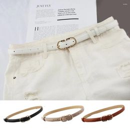 Belts Thin For Women Luxury PU Leather Alloy Square Pin Buckle Girl's Belt Female Fashion Jeans Dress Designer Straps Waistband