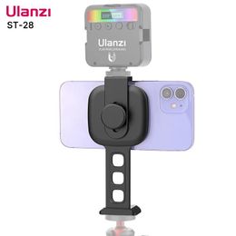 Holders VIJIM Ulanzi ST28 Magsafe Phone Mount Holder for iPhone12/13 Mini/Pro/Max Vertical Shooting Tripod Mount for Video Light Mic