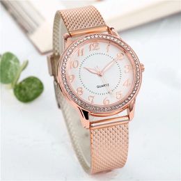 Other Watche Top Brand Luxury Gold Bracelet Watch Ladies Clock Reloj Mujer Montre Femme Relogio Feminino 231216