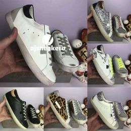 Goldens Goooose 2023 New Casual Shoes Customers Golden Super Gooseity Star Italy Brand Sneakers Super Star luxury Dirtys Sequin White Do-old Dirty Designer Sn