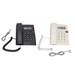 Telephones K010A1 English Telephone Office Home Fixed Landline Phone for Business el Corded Desk And Wall Mount 231215