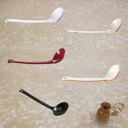 A5 Melamine Dinnerware Long Handle Spoon Noodle House Soup Spoon Pot Restaurant Seasoning Spoon Victualing House Tableware294s