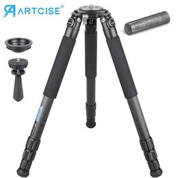 Holders ARTCISE Carbon Fibre Tripod for Camera Flexible Professional Dslr Tripod Ball Head Bowl Adapter Max Load 35kg 36mm Tube AS88C