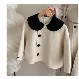 Coat 2023 Baby Girls Winter Coats Jackor Elegant Girl Kids Birthday Princess Overcoats Barn Kläder kläder 231215