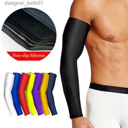 Sleevelet Arm Sleeves Sunscreen Arm Sleeves Sports Arm Compression Sleeve UV Protection Hand Cover Cooling Fitness Volleyball Basketball Arm sleevesL231216