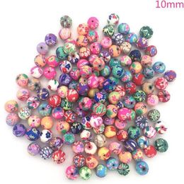 Polymer clay beads mixed Colour 10mm clay Jewellery fittings clay loose beads Fit Bracelet Necklace 200pcs lot2385