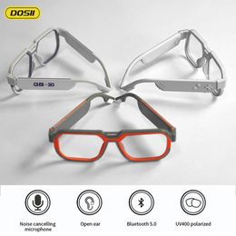 Earphones Dosii Bluetooth 5.0 Smart Glasses Fashion Tws Wireless Waterproof Earphones Antiblue Sunglasses Play Call Aution for Xiaomi New