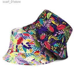 Wide Brim Hats Bucket Hats 2022 Summer Cotton Bucket Hat Outdoor Hip Hop Foldable Bob Fisherman Hat Casual Travel Beach Sun Hat Men WomenL231216
