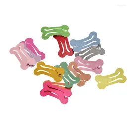 Dog Apparel Grooming 5pcs/lot Chihuahua Clips Hairpin Hair Colourful Dogs Small Cute Shape Pug Pet Accessories For Bone