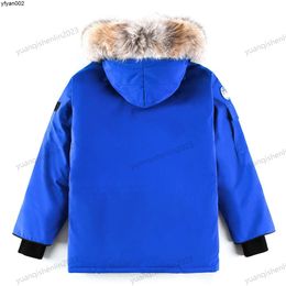 Canadian Scan Flight Jackets Down Jacket Winter Warm Thick Coat Hooded Canvas Parkas Letter Patch Zipper Pockets Outwear Designer Winter Coat