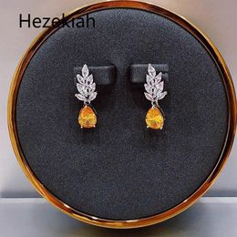 Hezekiah 925 Tremella needle Lady noble Wheat spike Earrings Personalized fashion earrings Shiny Dance party Eardrop232D