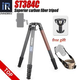 Holders Professional Carbon Fiber Tripod Monopod INNOREL ST384C for DSLR Camera Camcorder with 75mm Bowl Adapter 38kg Load 38.4mm Tube