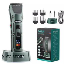 Clippers VGR Professional Cordless Chargeable Hair Trimmer for Men Beard Hair Clipper Electric Hair Cutting Machine Barber Shop Kit