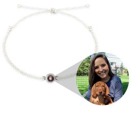 Po Custom Bracelet For Women Picture Projection Jewelry Friends Memorial Gift 231226