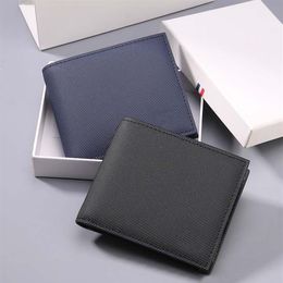Code 1209 Fahion Genuine Leather Men Wallets Man Wallet Short Purse With Zipper Coin Pocket Card Holders High Quality294I