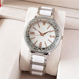 Popular Fashion Watches Women Girl crystal Metal steel band quartz wrist watch Di14241w