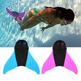 set Swimming Mermaid Tail Diving Foot Flippers Pool Training Submersible Snorkelling Kids Adult Children Water Sports Fins Equipment