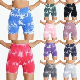 Women's Shorts High Waist Abdominal Retraction Yoga Seamless Tie Compression Women Spandex Running