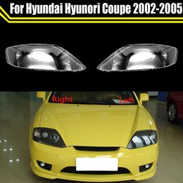 Car Front Headlight Cover Headlamp Lampshade Lampcover Head Light Lamp Caps Glass Lens Shell for Hyundai Hyunori Coupe 2002-2005